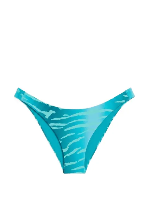 Beach Bunny Angela animal-print bikini bottoms