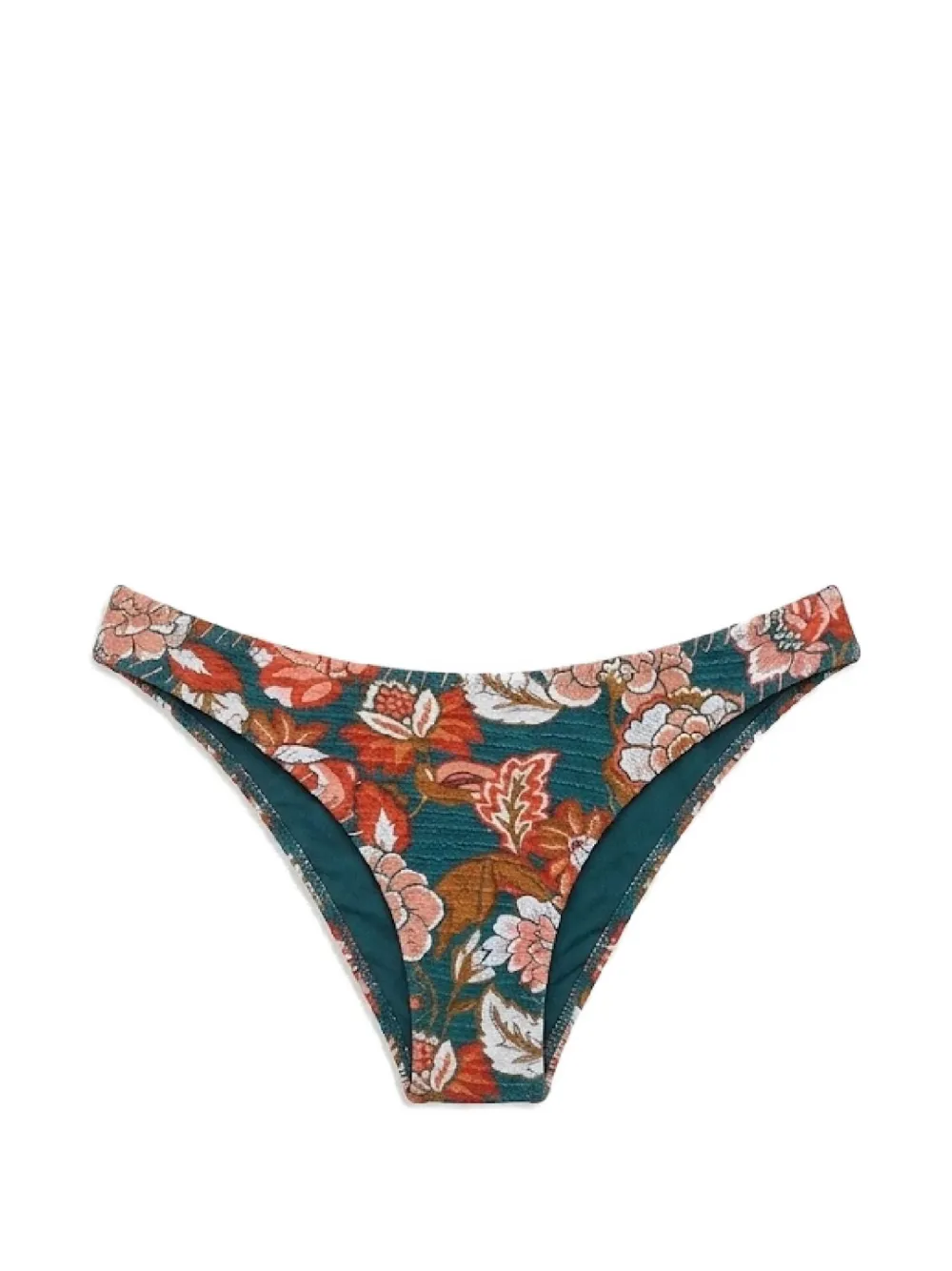 Del Maar Mullu floral-print bikini bottoms - Verde