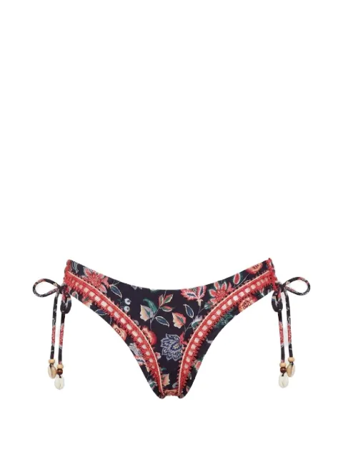 Del Maar Anentai floral-crochet bikini bottoms