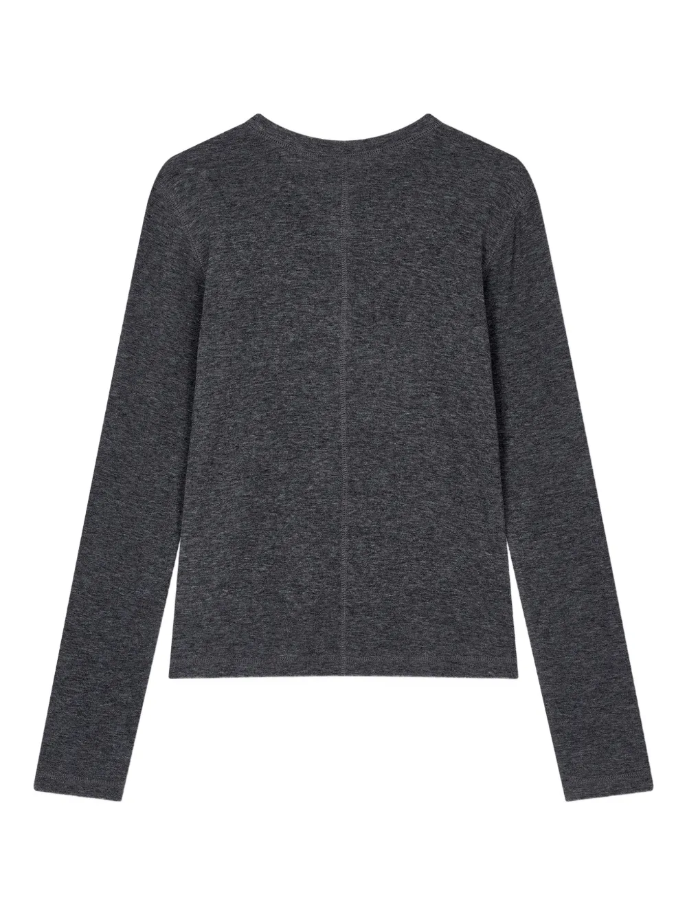 TOMBOY snap-button henley top - Grijs