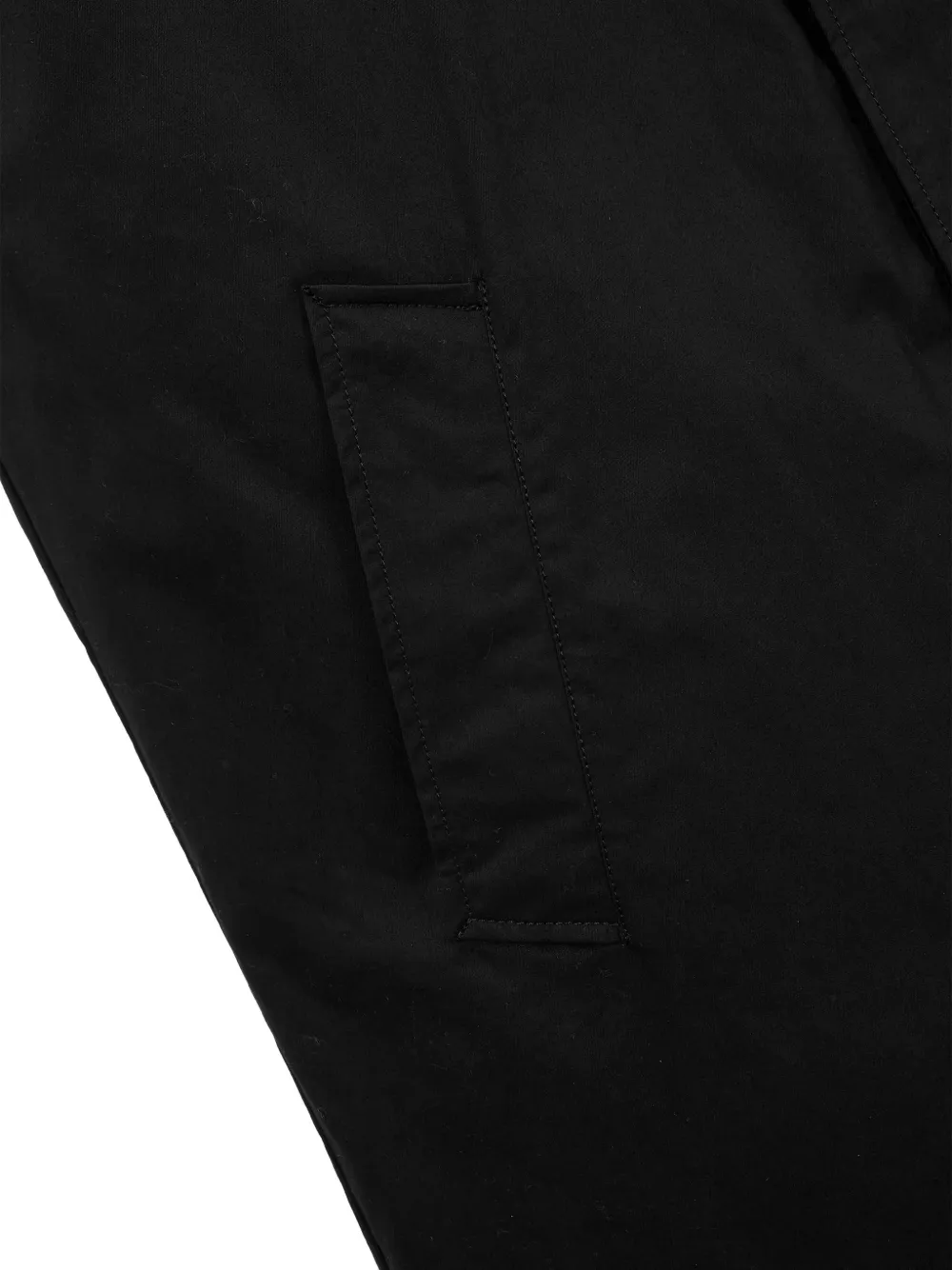 TOMBOY Jack met ribfluwelen kraag Zwart