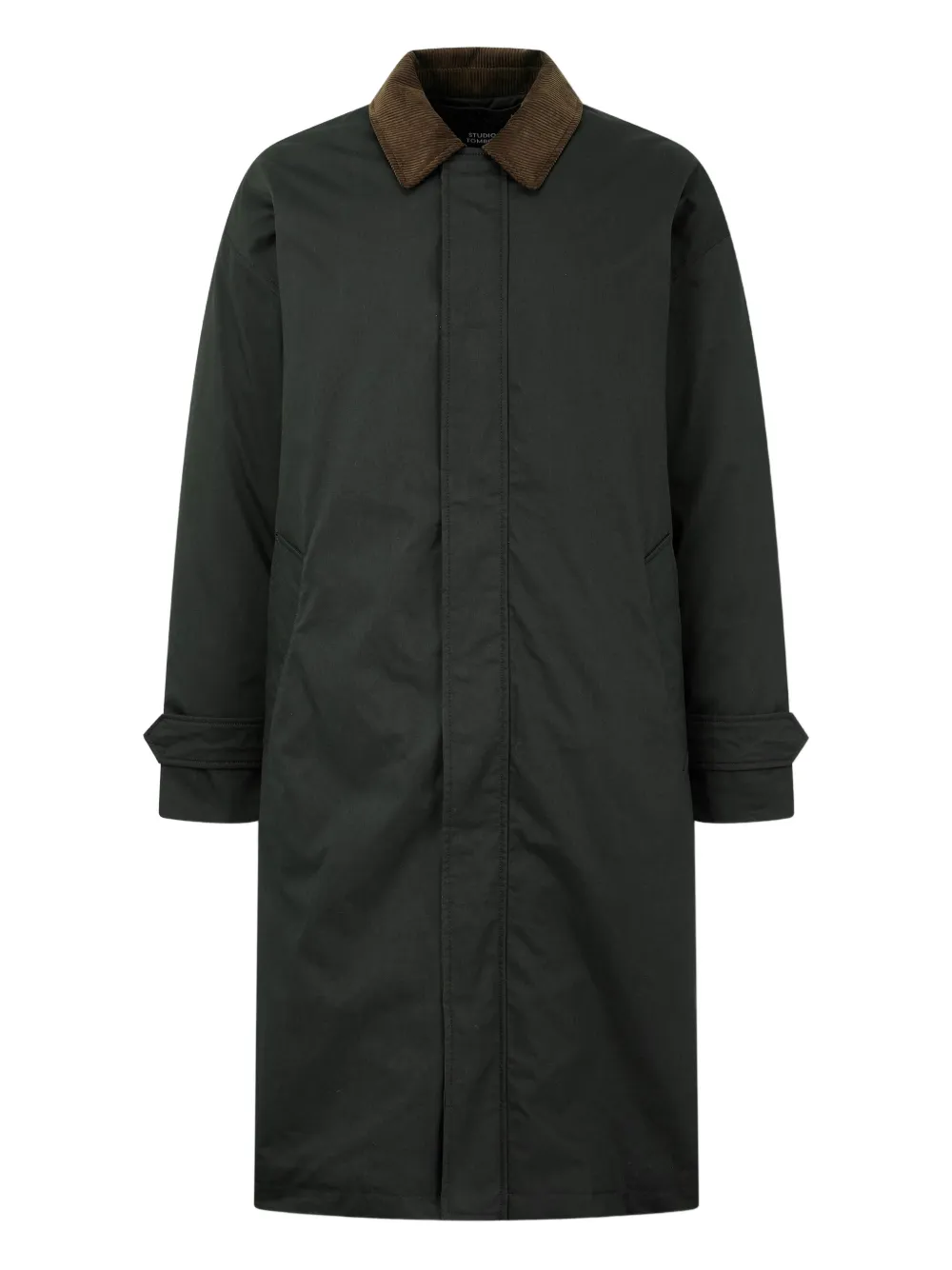 TOMBOY corduroy-collar hunting jacket - Grün