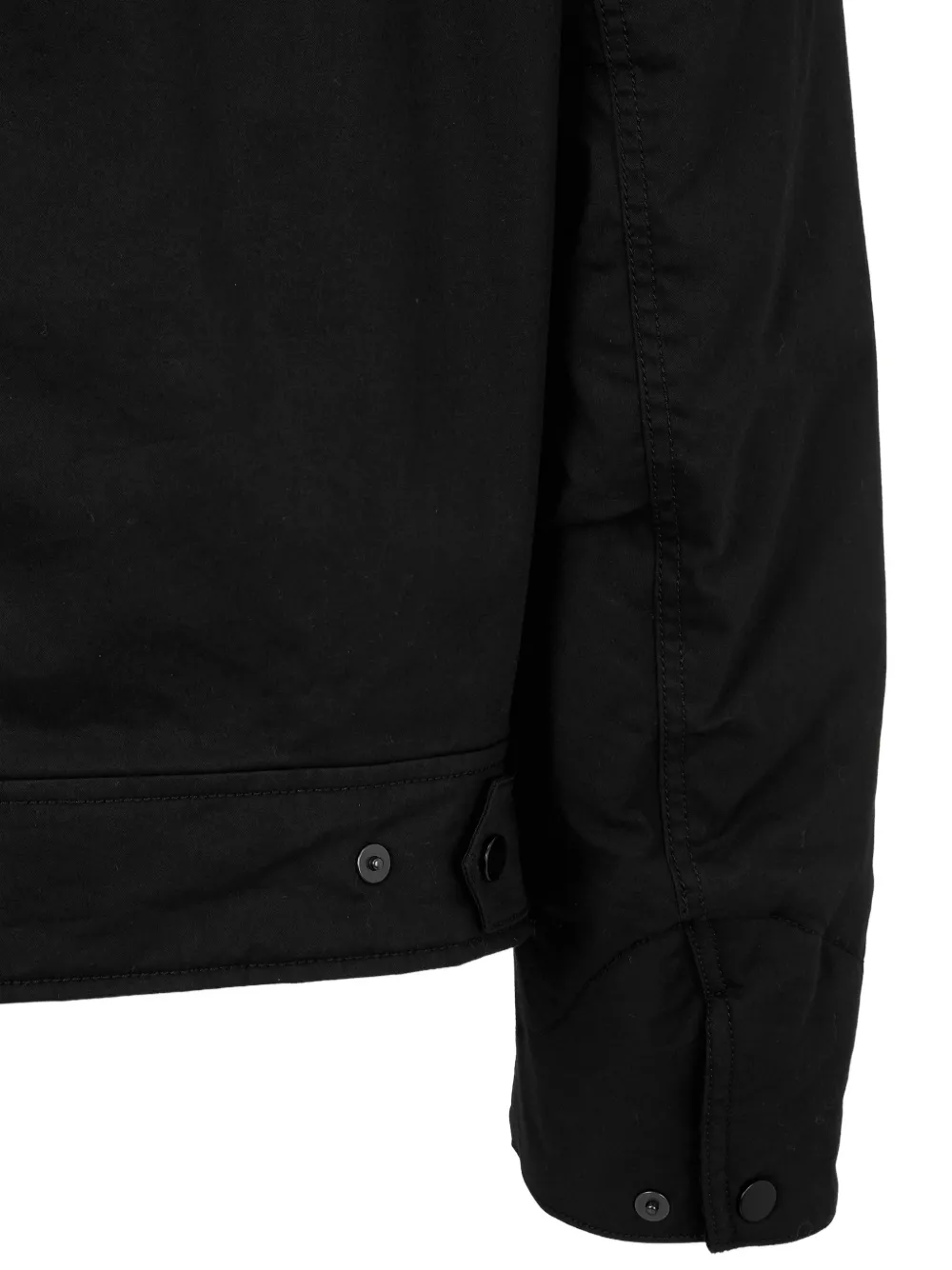 TOMBOY Jack met ribfluwelen kraag Zwart
