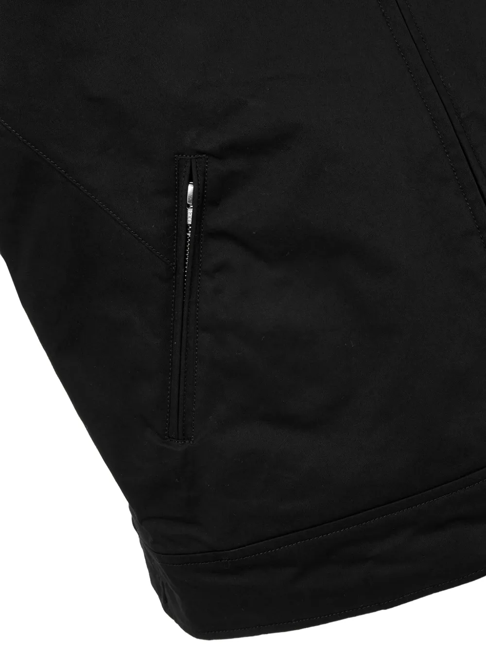 TOMBOY Jack met ribfluwelen kraag Zwart