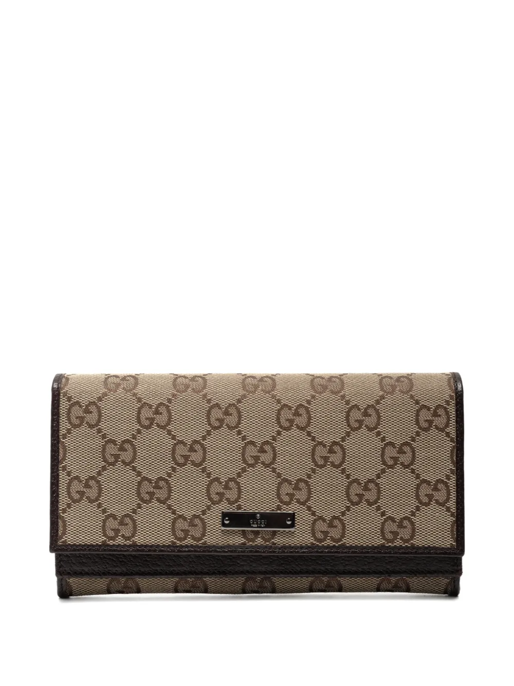 Gucci Pre-Owned 2000-2015 canvas wallet | Brown | Image 1