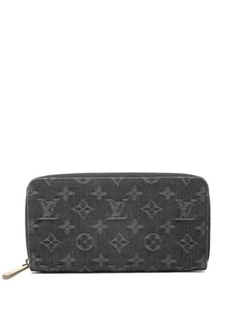 Louis Vuitton Pre-Owned 2008 Monogram Denim Zippy wallet