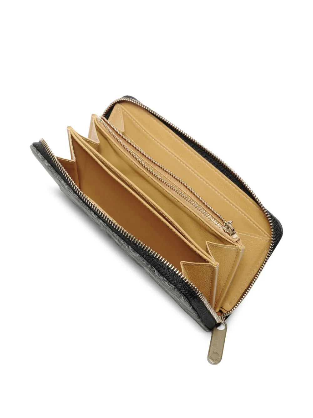 LOUIS VUITTON Pre-owned 2008 Monogram Denim Zippy Wallet In Gray