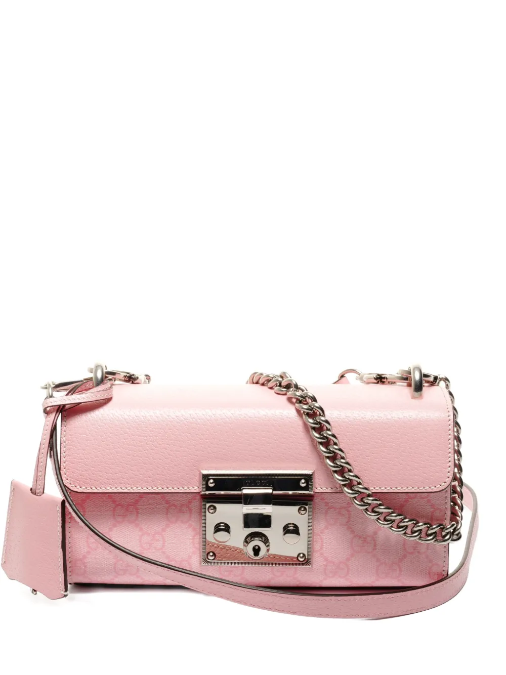 Gucci Pre-Owned 2015-2025 padlock mini cross-body bag - Rosa