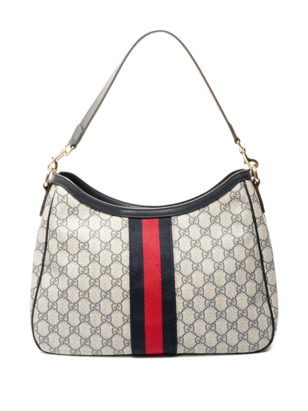 Gucci Pre-Owned 2000-2016 Sherry stripe shoulder bag - Nude