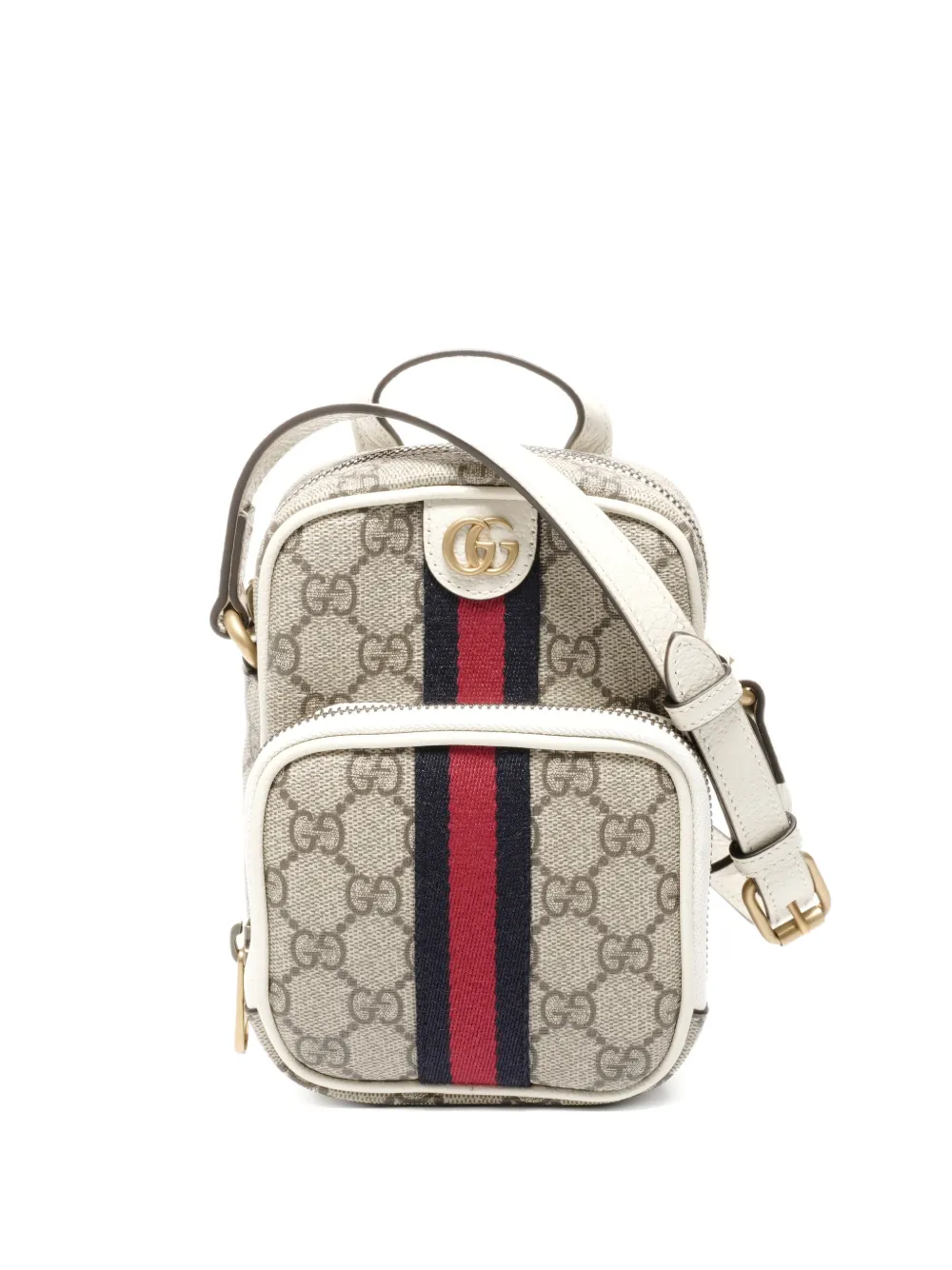 Gucci Pre-Owned 2016-2025 gg top handle crossbody bag - Toni neutri