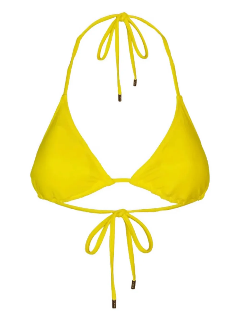 Caha Capo Dubai tie triangle bikini top - Gelb
