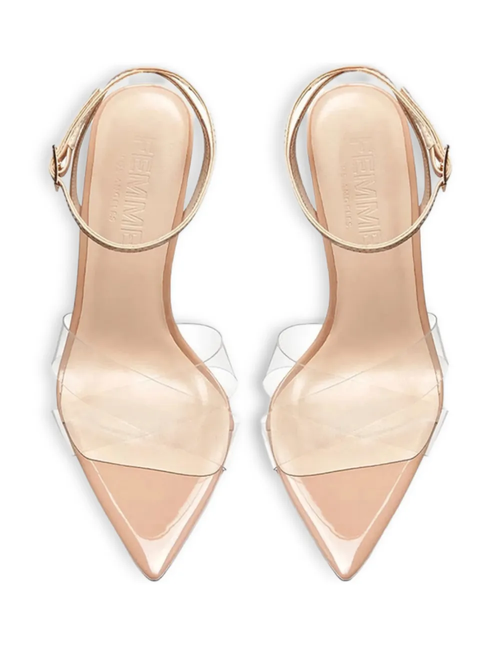  Femme La Ankle-strap Heeled Sandals - Pink 