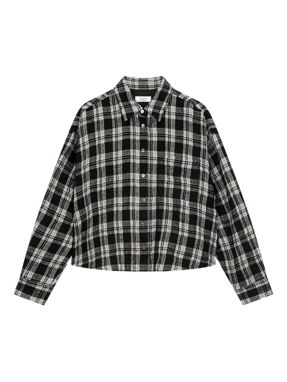 TOMBOY checked shirt - Schwarz