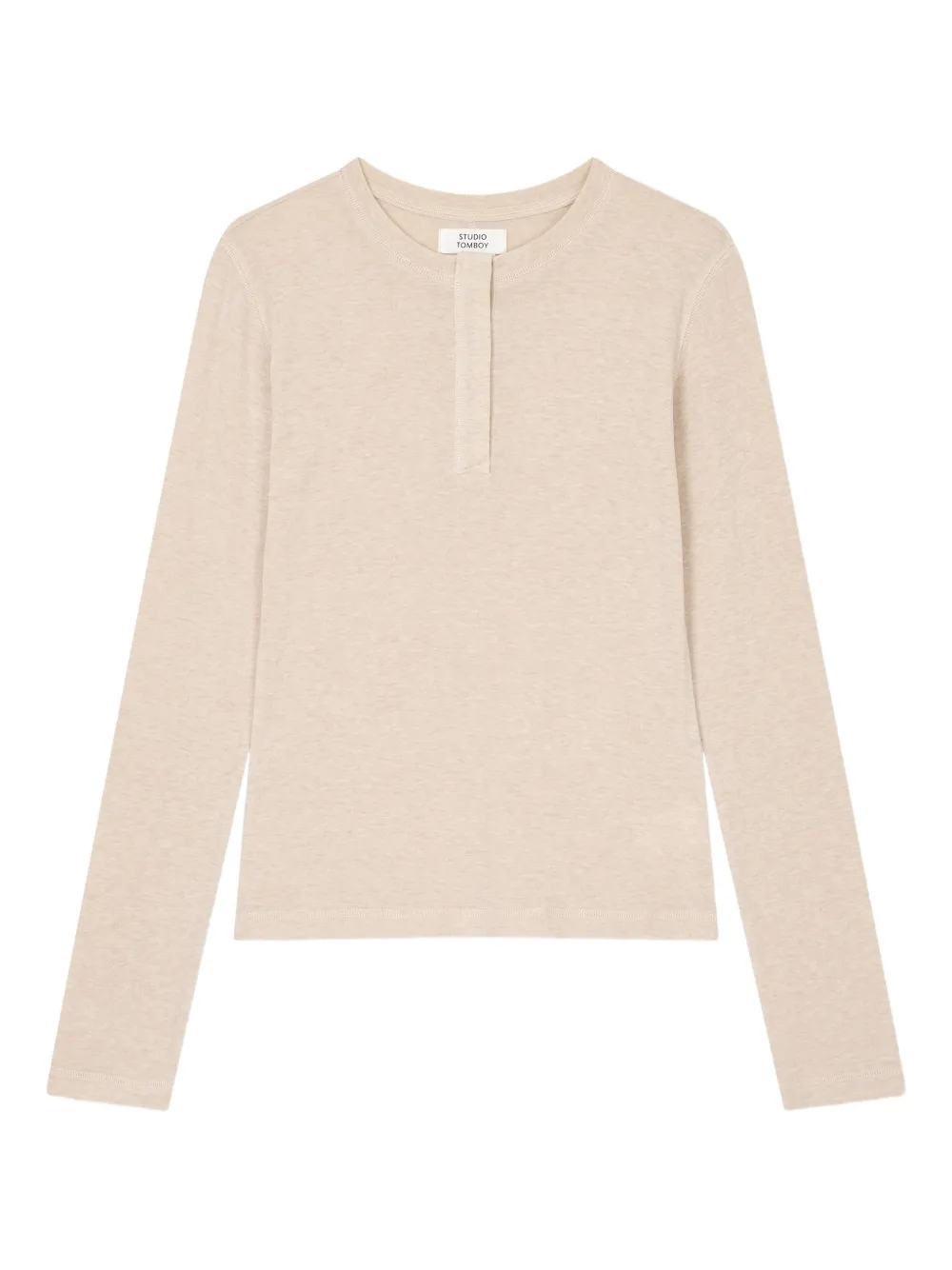 TOMBOY buttoned top - Nude