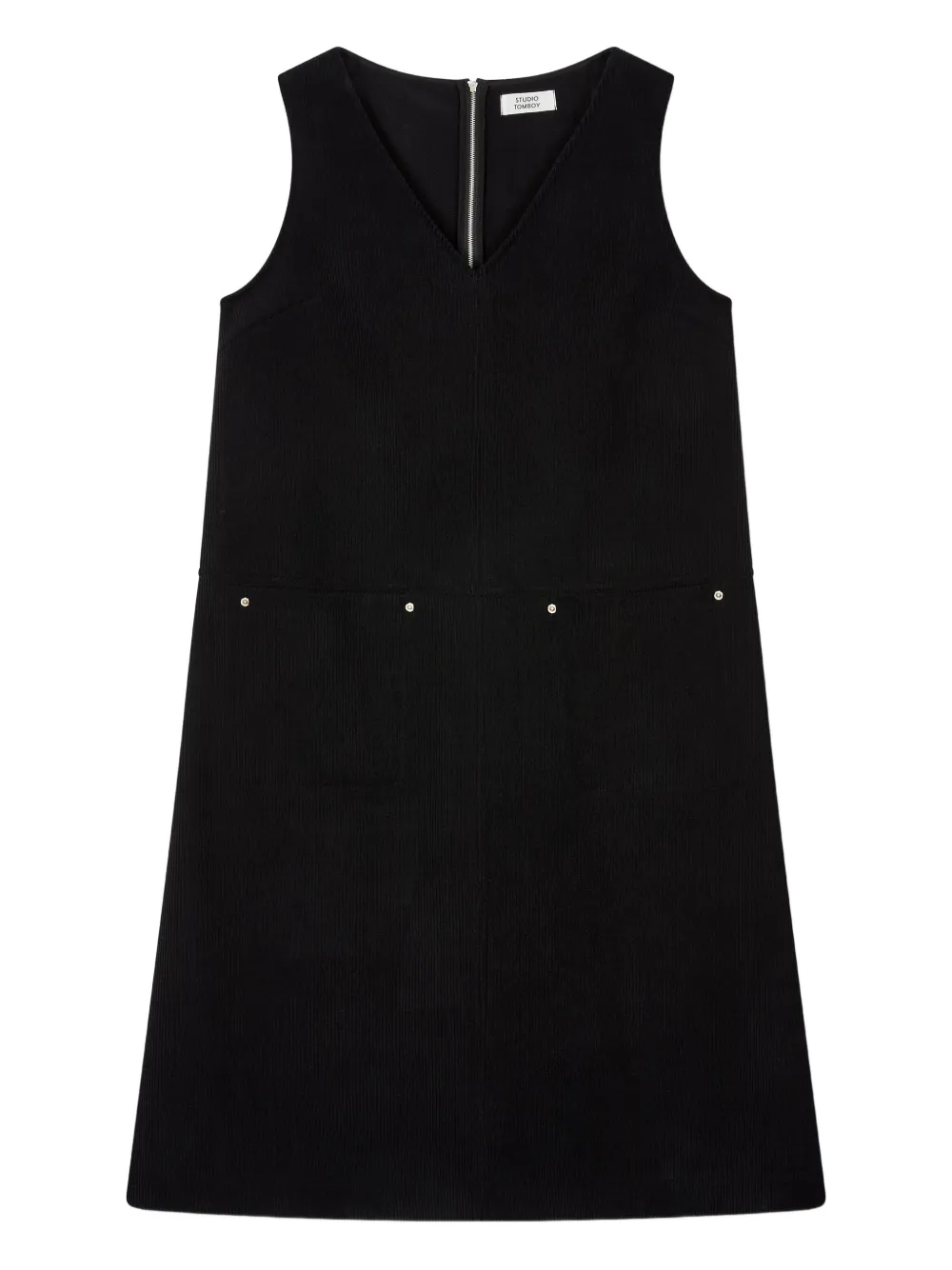 TOMBOY V-neck pocket dress - Nero