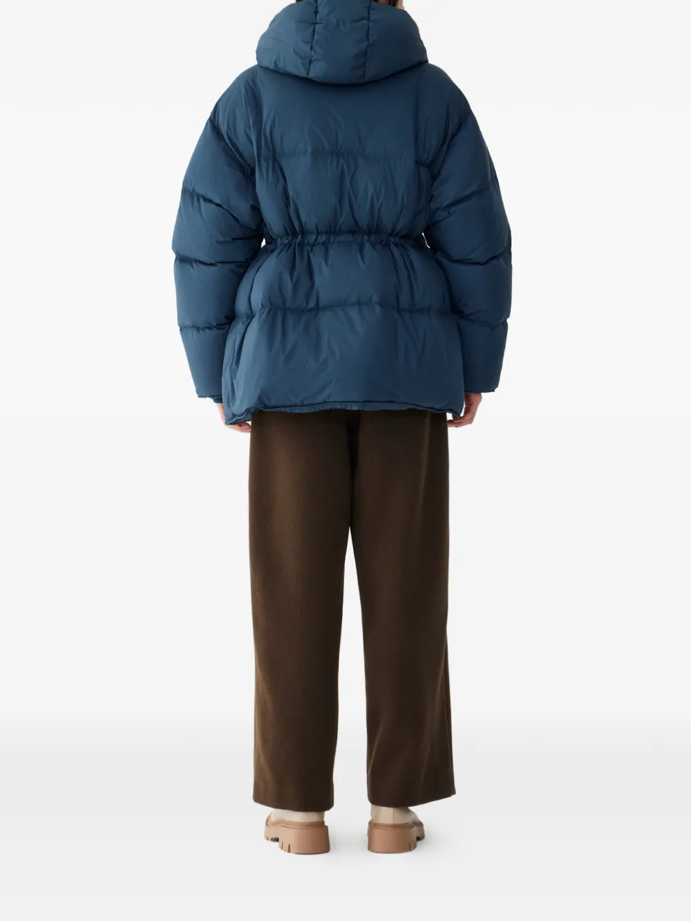  Tomboy Plumífero Con Capucha - Azul 
