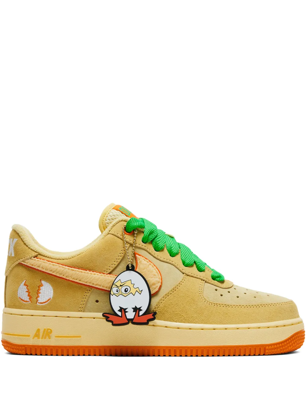 Nike x GOAT Division St. Air Force 1 Low Ducks of a Feather “Egg or Duck” sneakers - Gelb