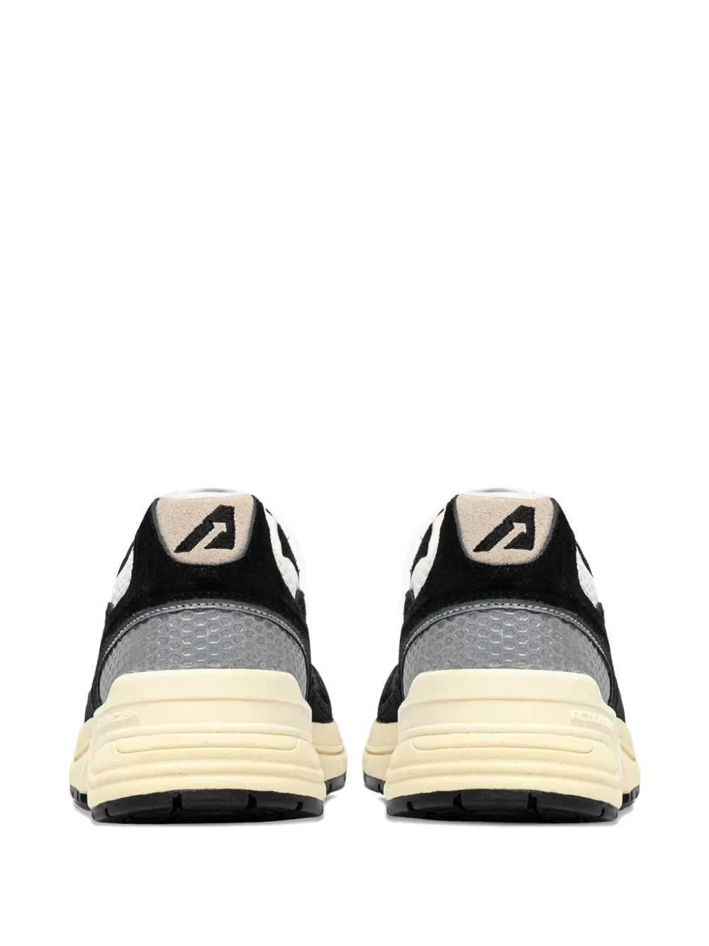 Autry Hyperway suède sneakers met vlakken Zwart