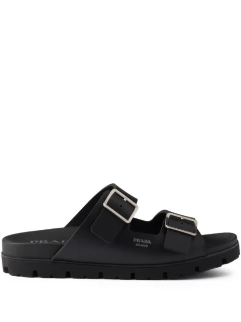 Prada straps buckle sandals