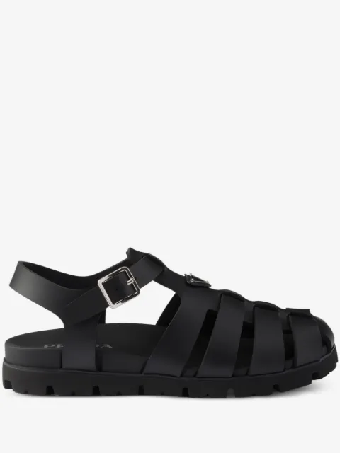 Prada rubber fisherman sandals