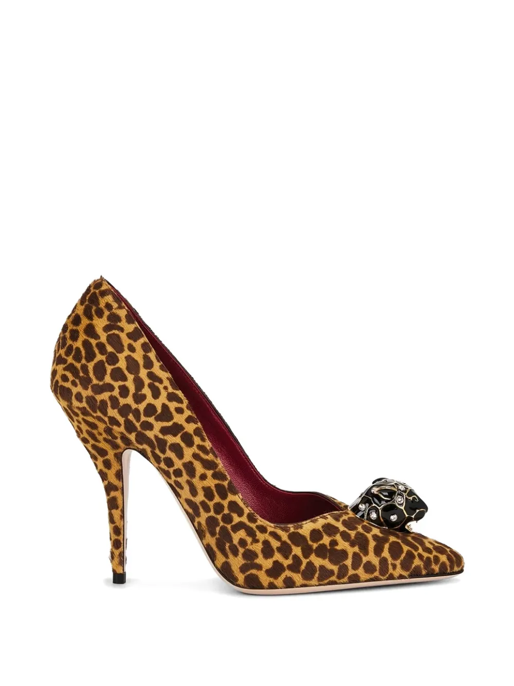 Valentino Garavani leopard-pattern embellished pumps - Toni neutri