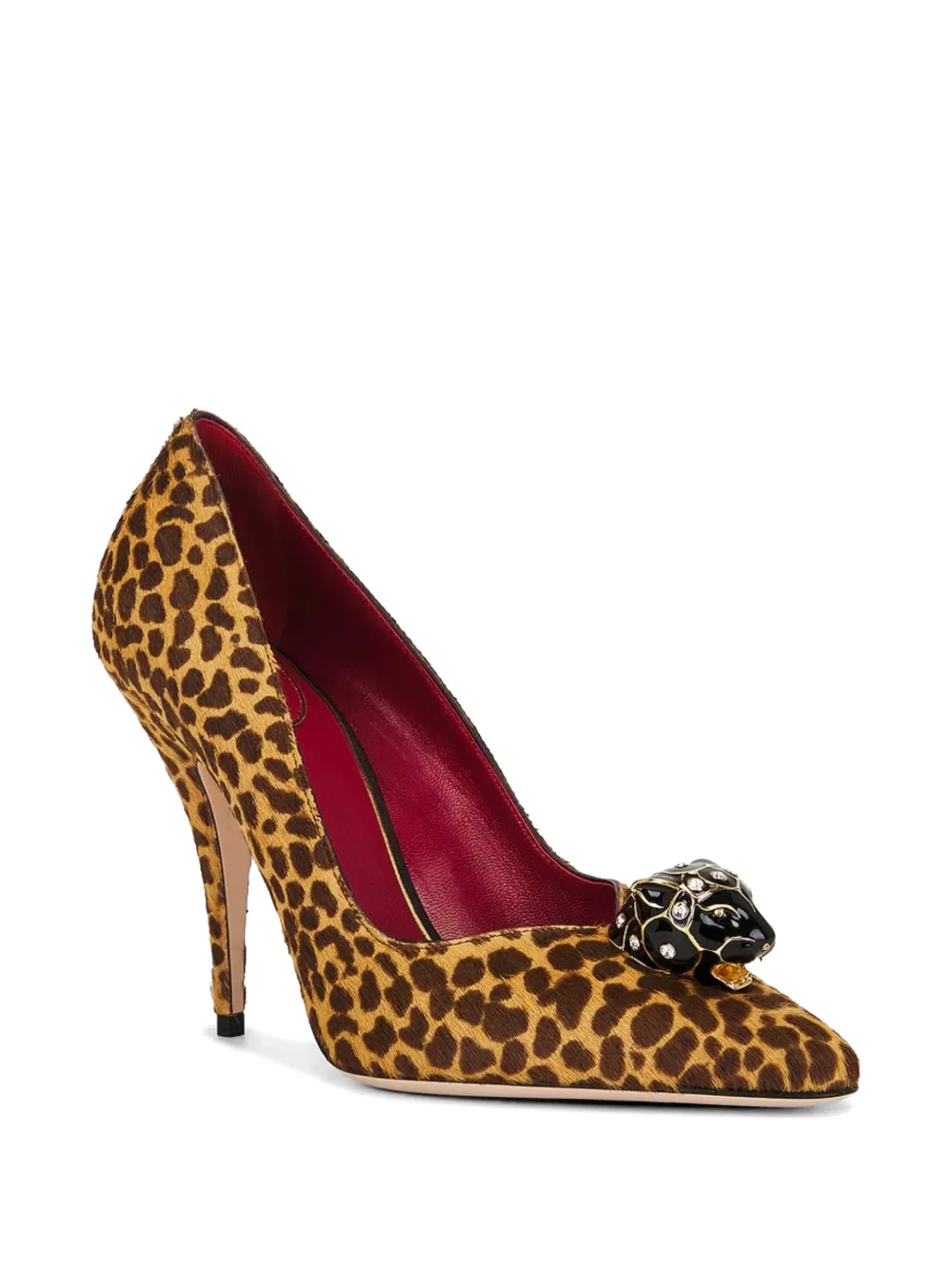 Valentino Garavani Pumps verfraaid met luipaardprint Beige