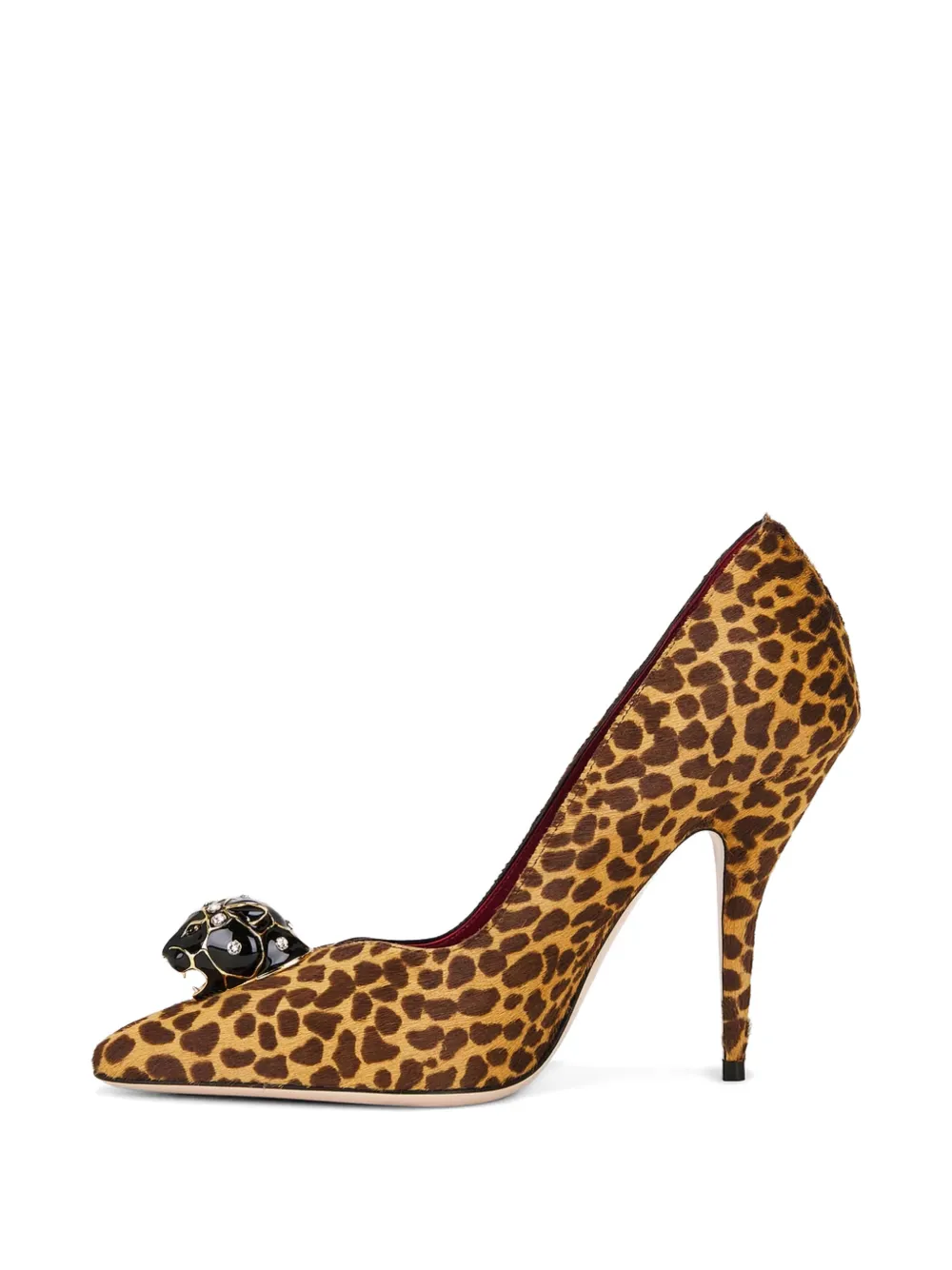 Valentino Garavani Pumps verfraaid met luipaardprint Beige