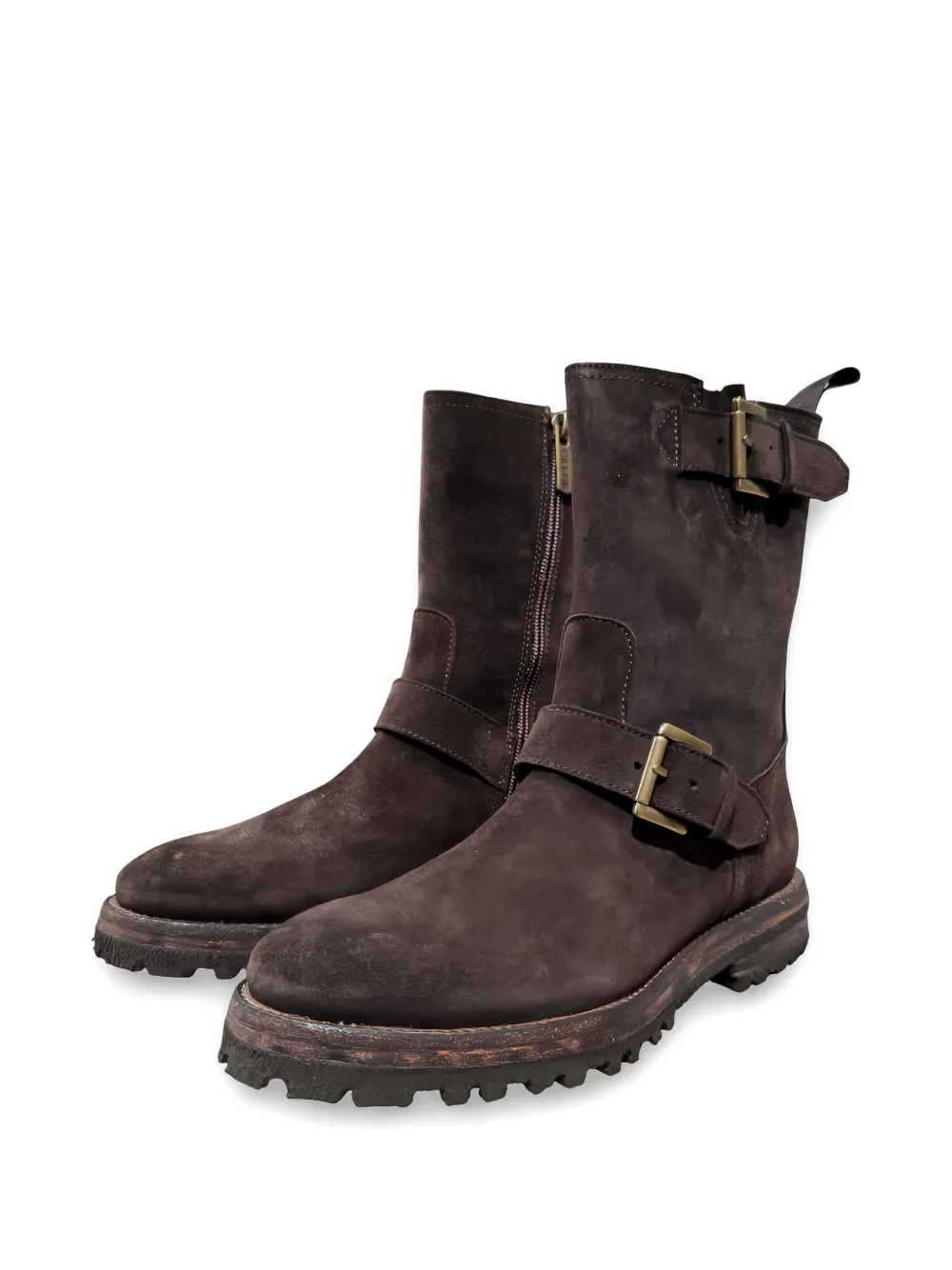 CALCE zip-up buckle biker boots | Biker Boots | Image 2