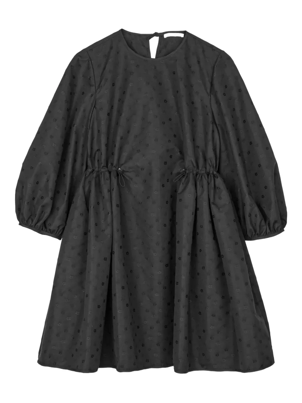 Cecilie Bahnsen Abito corto Clo con coulisse - Nero