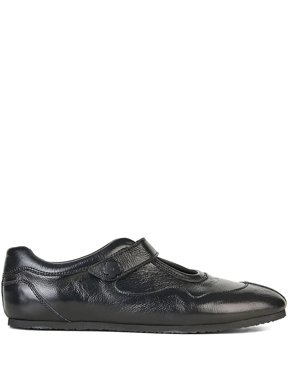 Cecilie Bahnsen Cosmo leren sneakers Zwart