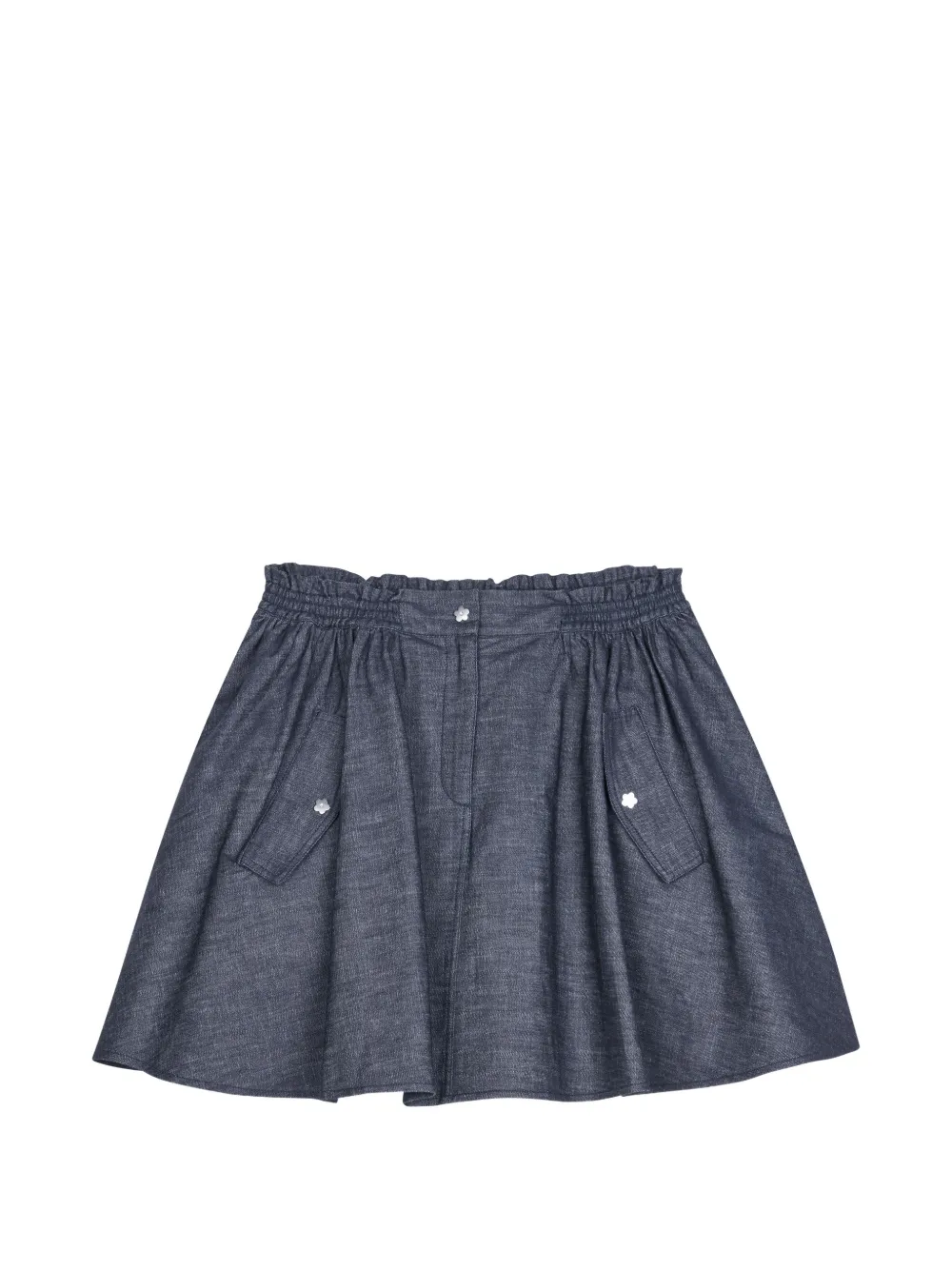 Cecilie Bahnsen Cici elasticated flower skirt - Blu