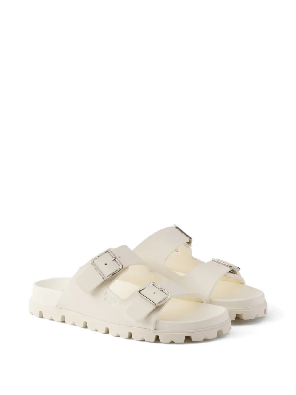 Prada Sandalen met gespbandje Beige