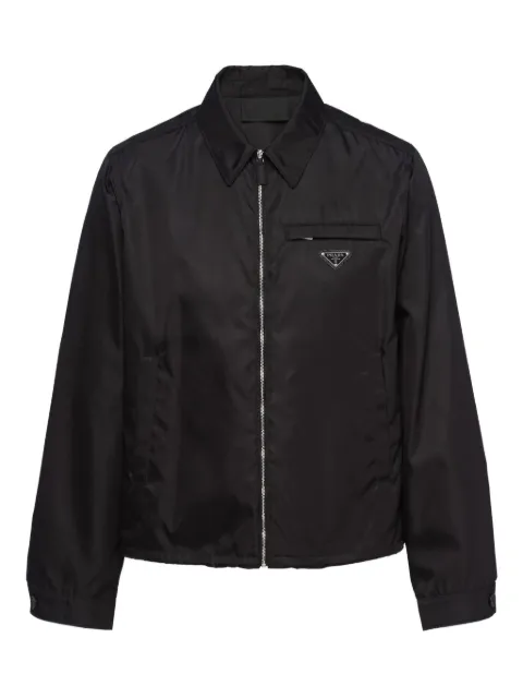 Prada shirt-collar zip blouson jacket