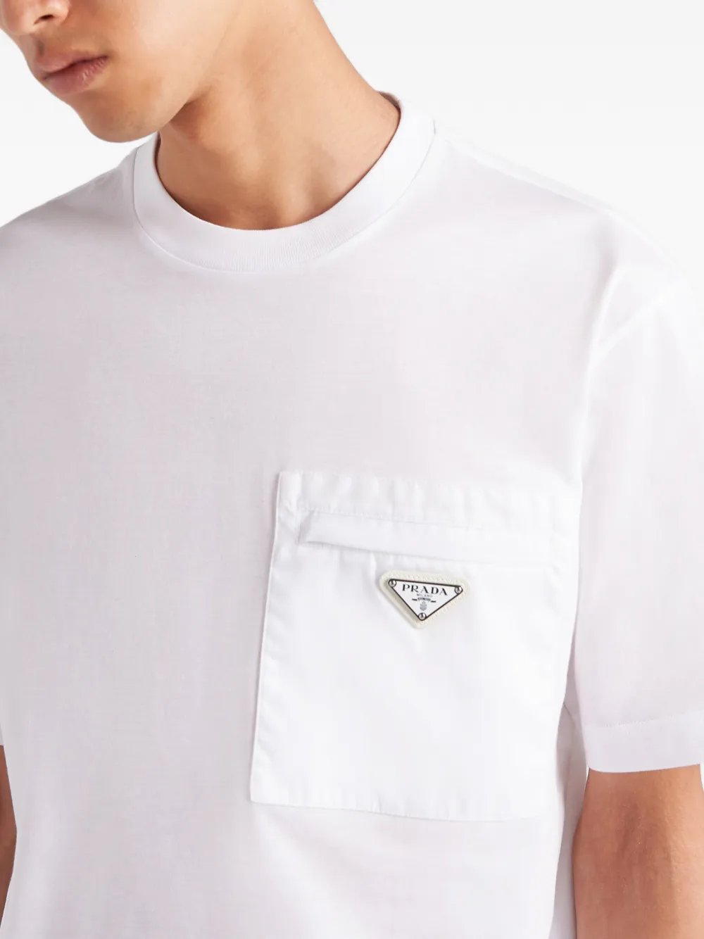 Prada ロゴ シャツ | ホワイト | FARFETCH JP