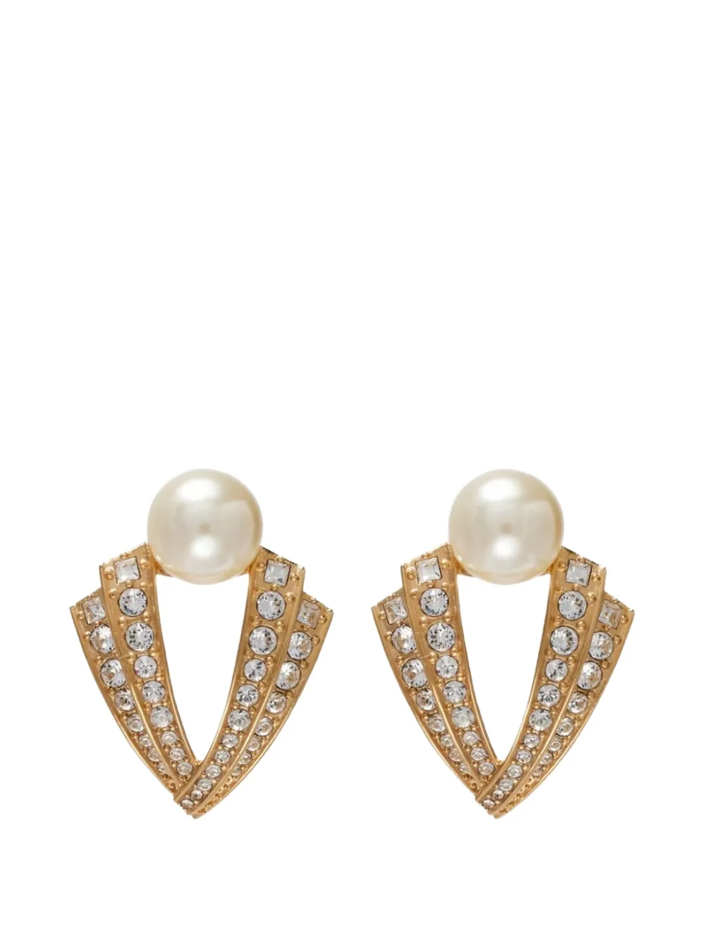 Valentino Garavani Je Les V embellished earrings - Oro