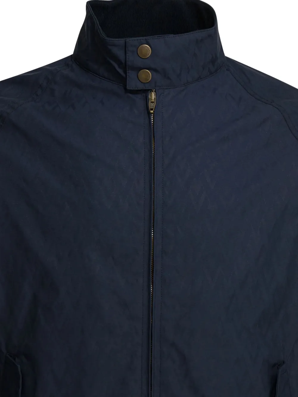  Valentino Garavani Zip-up Patterned Jacket - Blue 