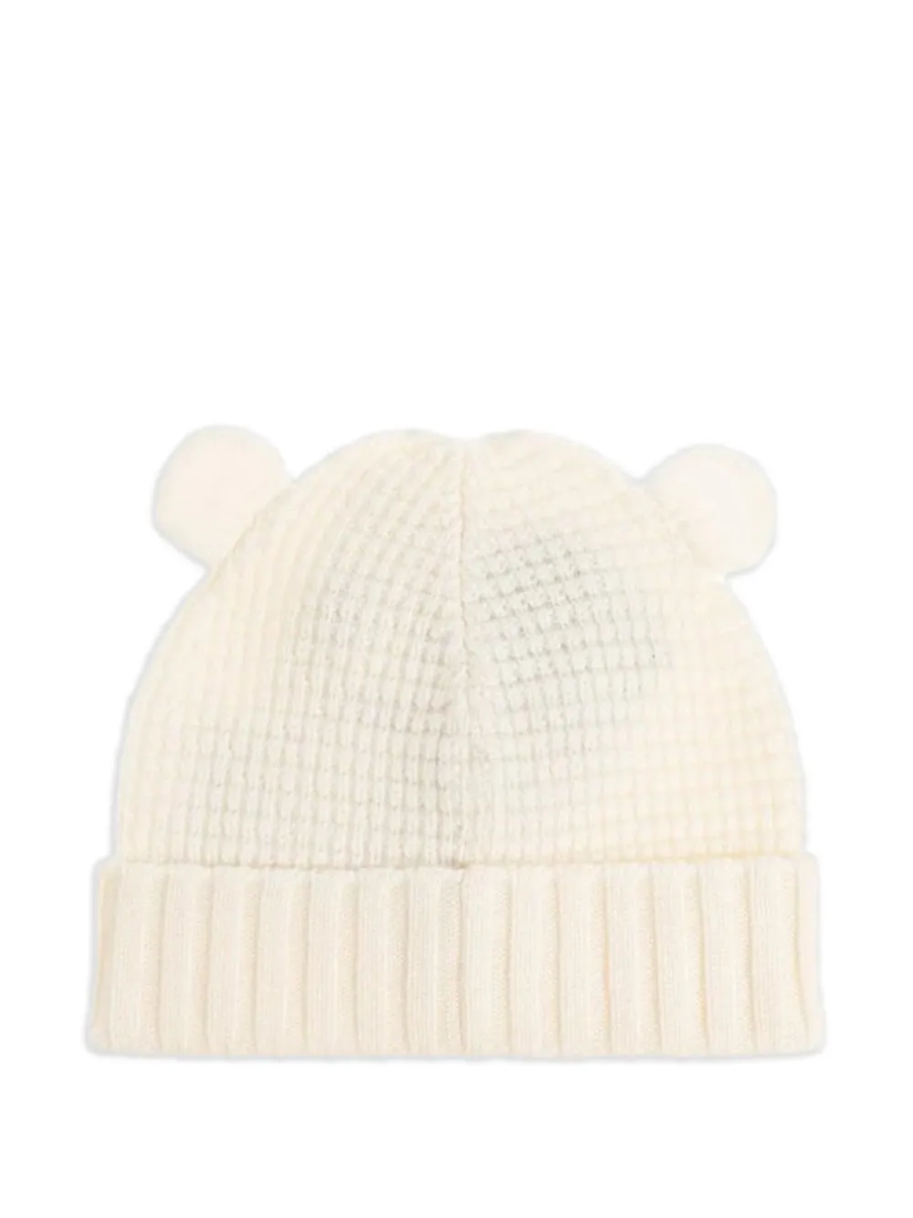  Moncler Enfant Logo-patch Beanie Hat - Neutrals 