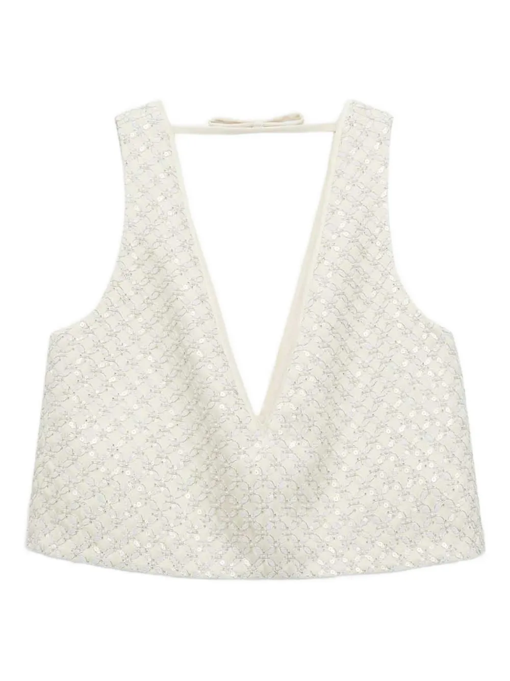 Dorothee Schumacher textured v-neck top - Toni neutri