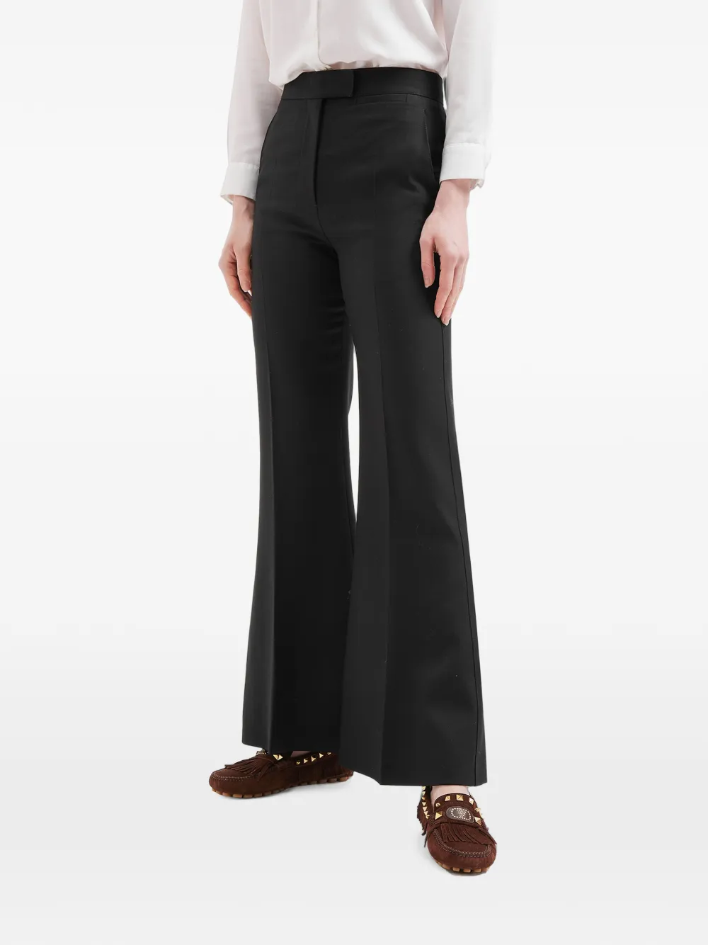Valentino Garavani Flared broek Zwart