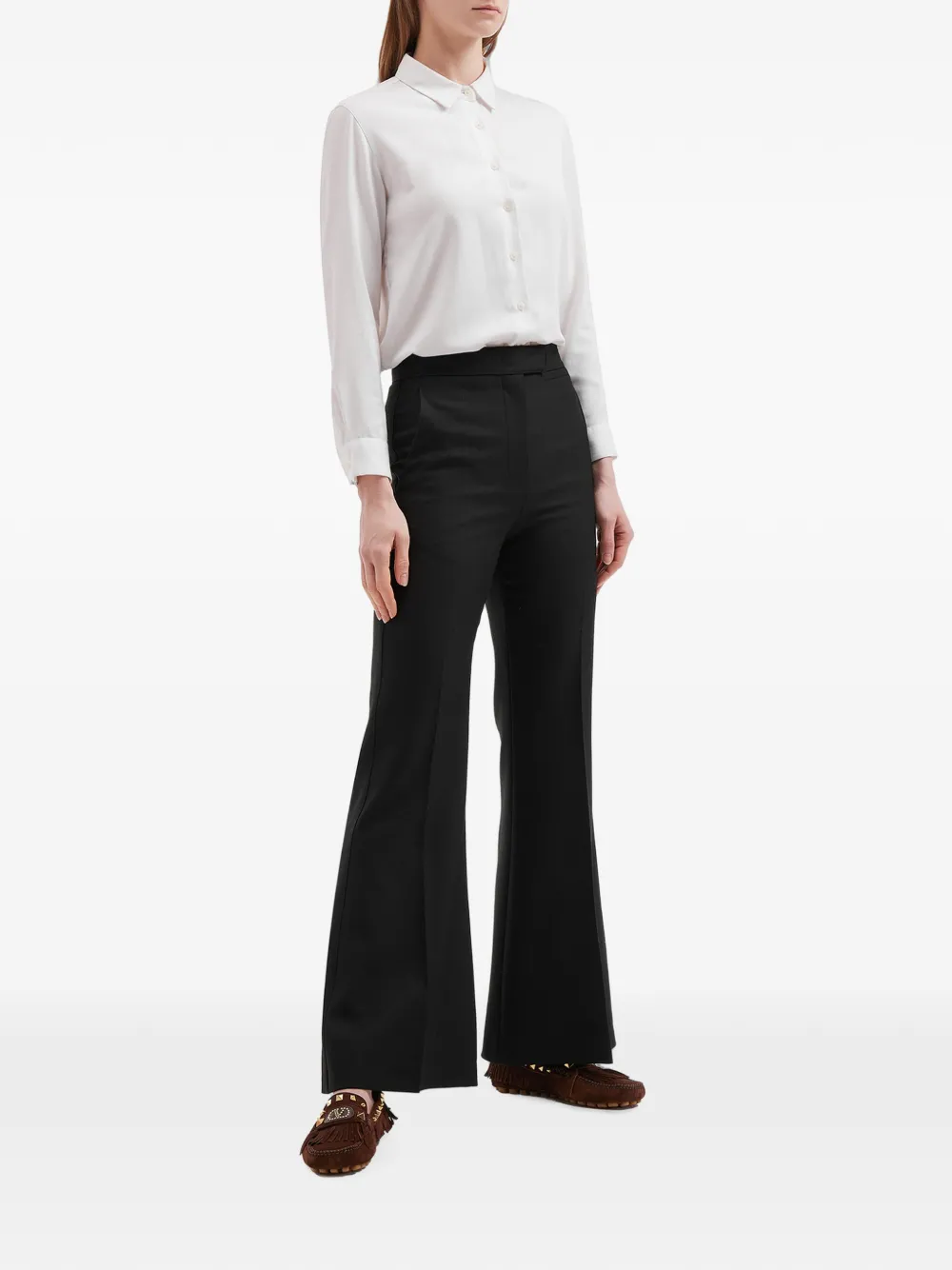 Valentino Garavani Flared broek Zwart