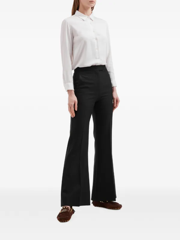 Valentino Garavani flared-leg Trousers | Black | FARFETCH