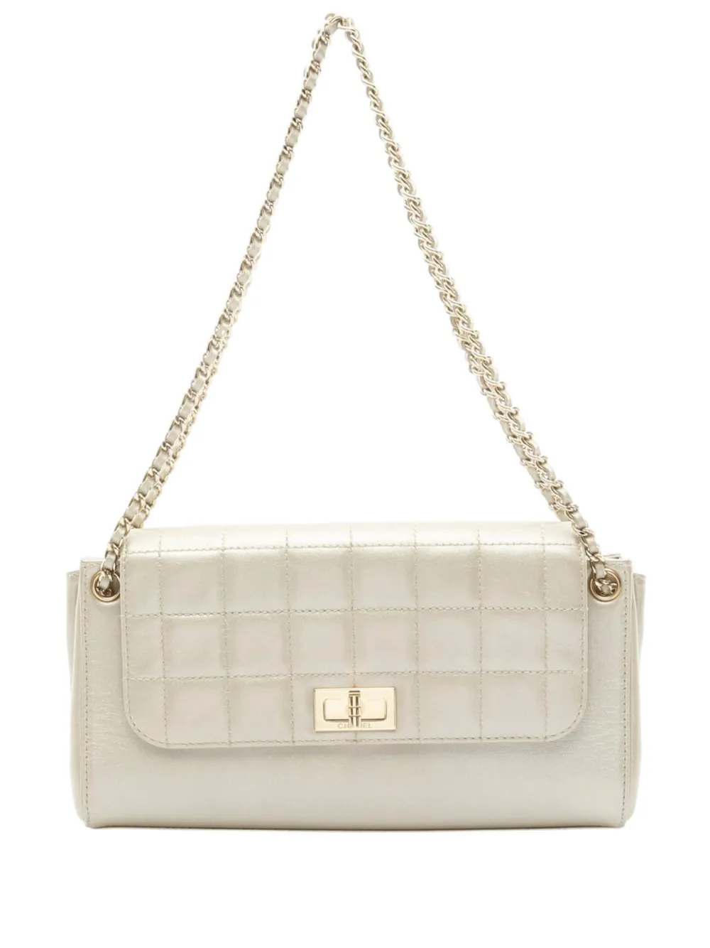 CHANEL Pre-Owned bolsa de hombro Reissue 2.55 Chocolate Bar Lambskin Flap 2002-2003 | dorado | Image 1