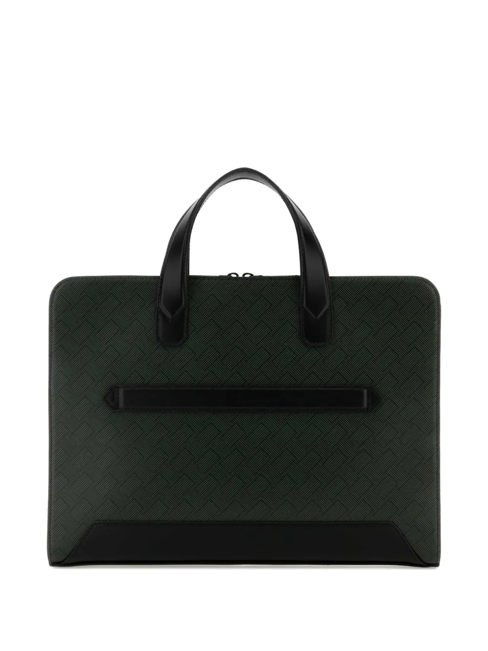 Montblanc Leren aktetas met print - Groen