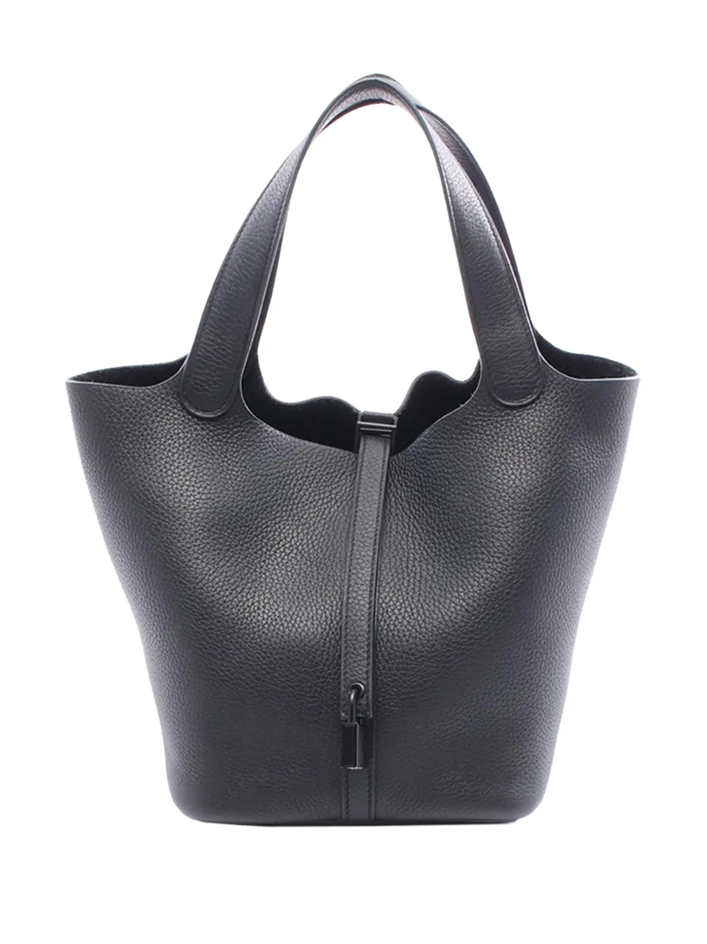 Hermès Pre-Owned 2021 Taurillon Clemence Picotin Lock MM handbag | Black | Image 1
