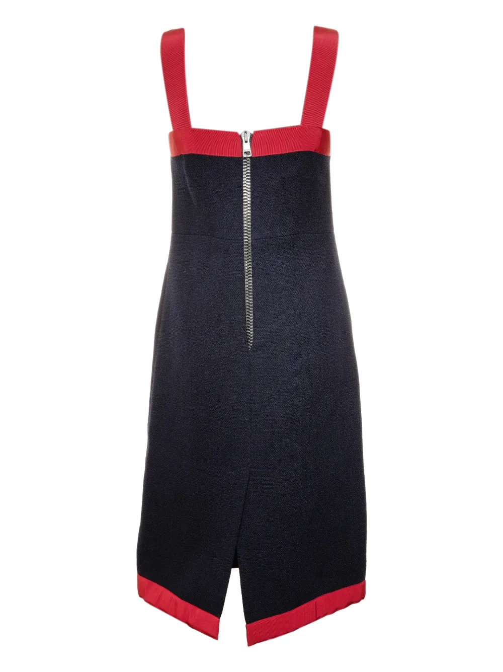 Gucci Pre-Owned 2019 tiger-buttons dress - Blauw