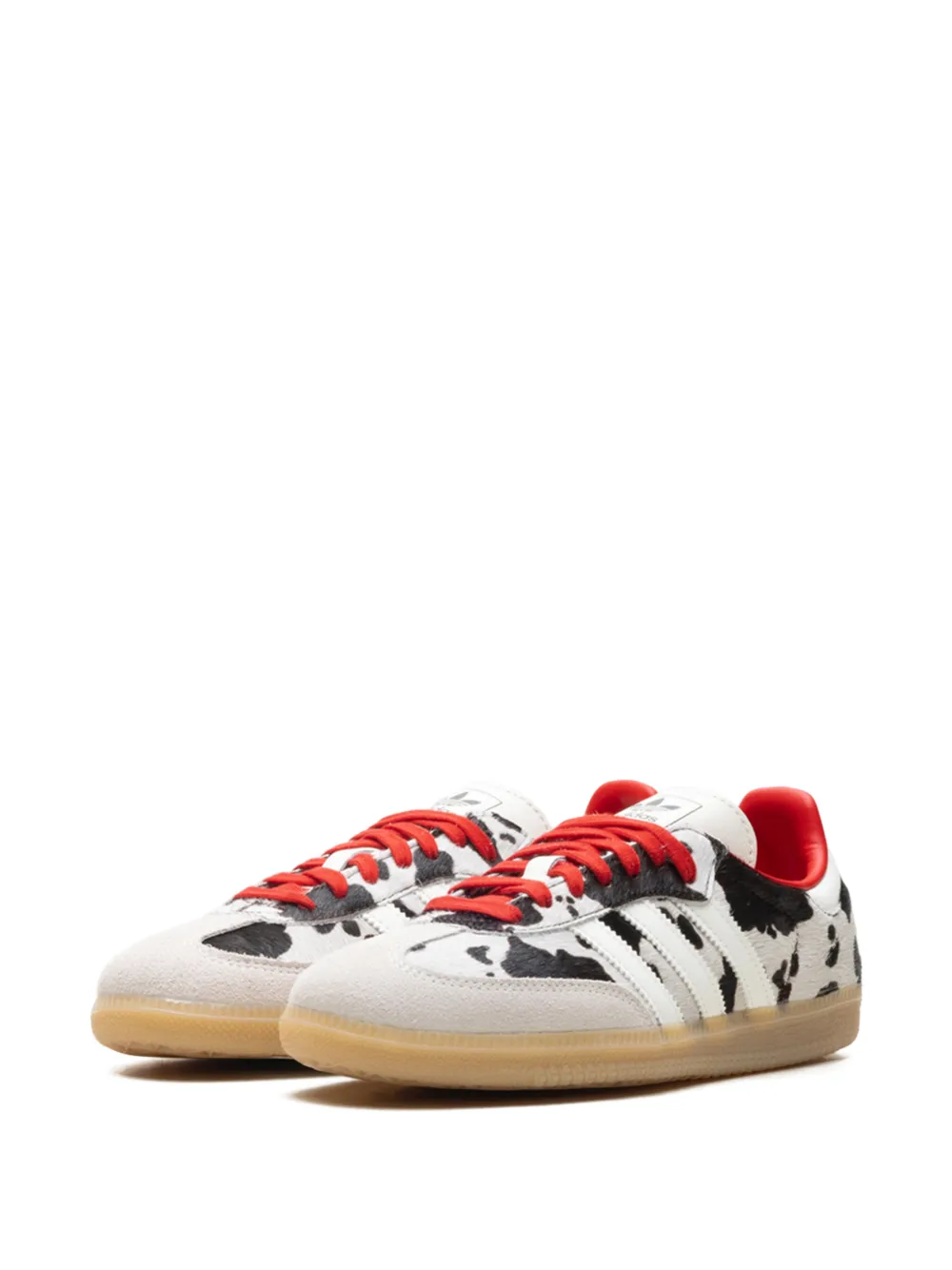 adidas Samba Og gestreepte sneakers met dierenprint Wit