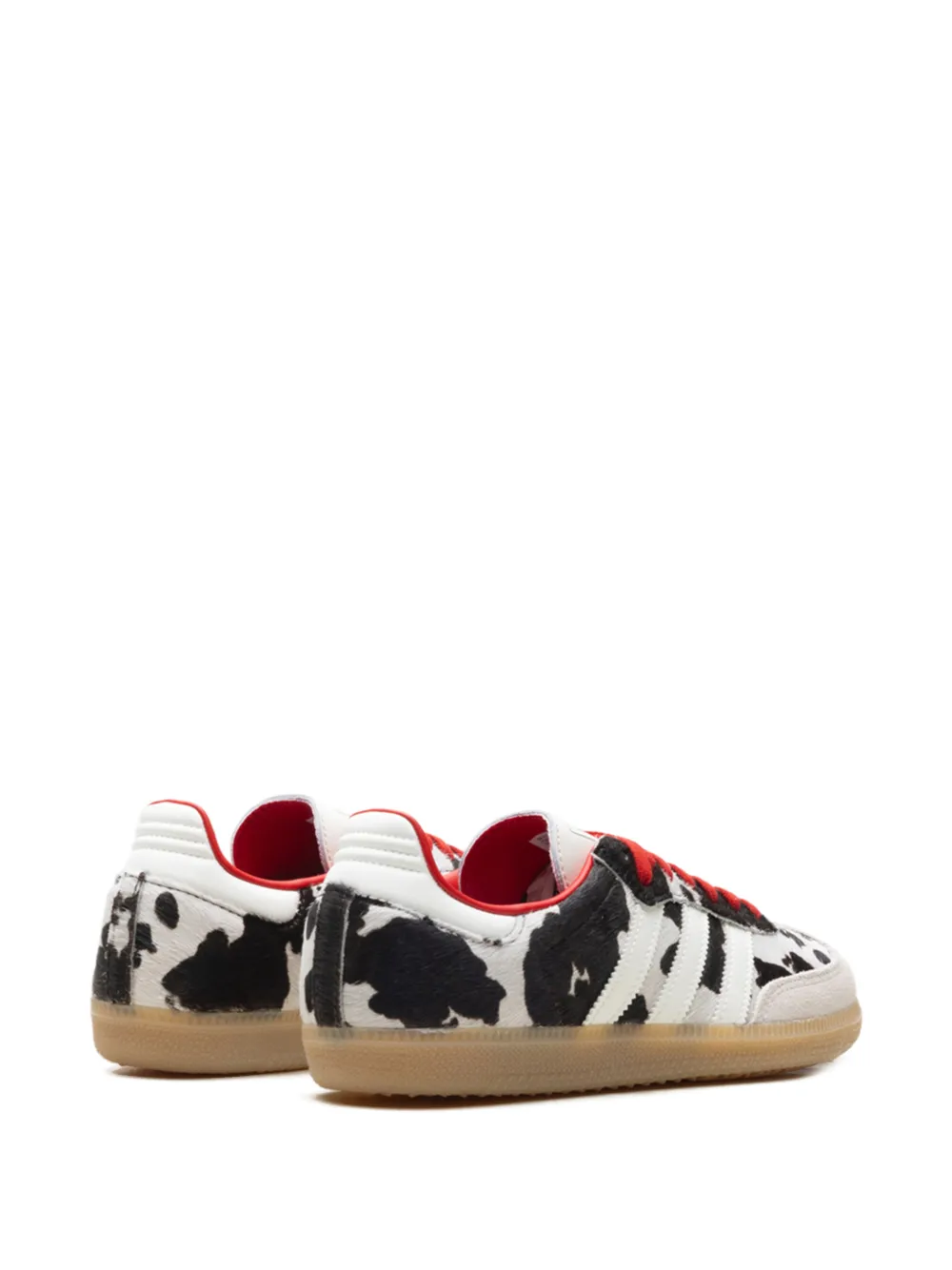 adidas Samba Og gestreepte sneakers met dierenprint Wit