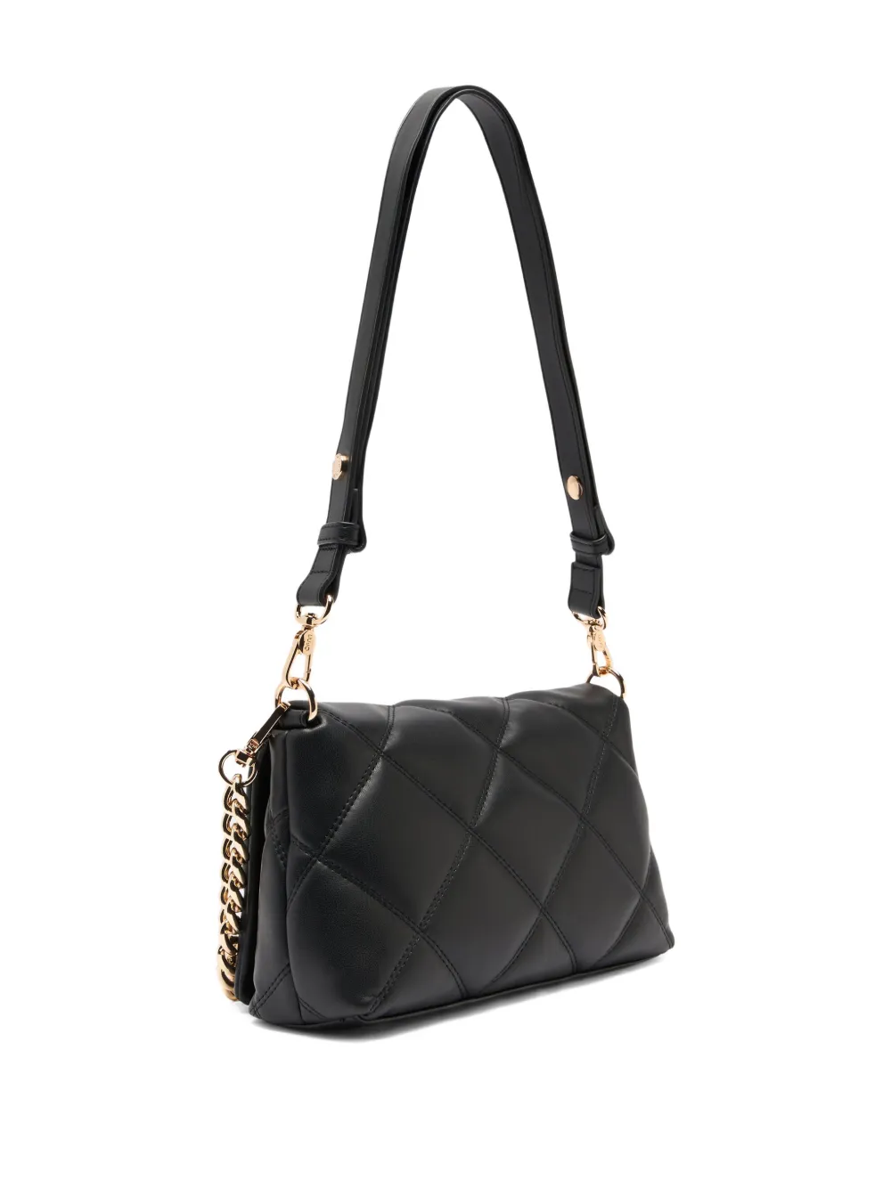LIU JO LaPuffy quilted logo shoulder bag - Zwart