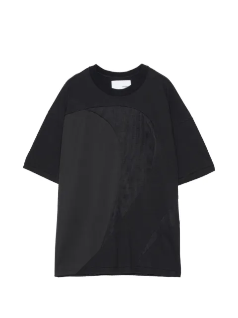Yoshiokubo mesh-panelled T-shirt