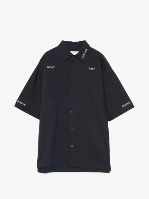 Yoshiokubo Typography short-sleeve shirt